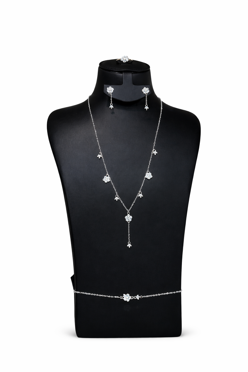 Signature Diamond Jewelry Set - AWAD SILVER JEWELLERY TRADING LLC