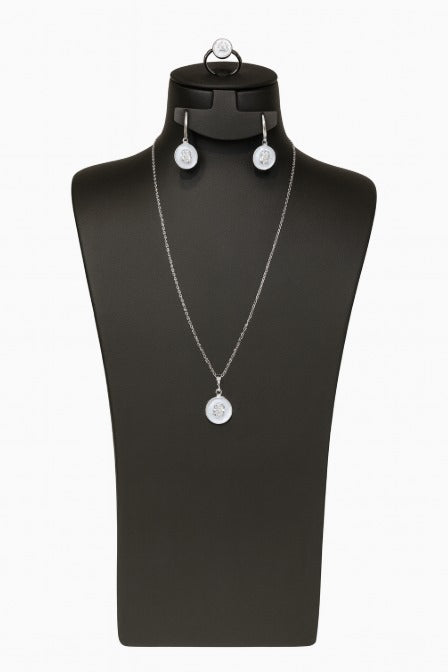 طقم نسمة البحر – Sea Breeze Set - AWAD SILVER JEWELLERY TRADING LLC