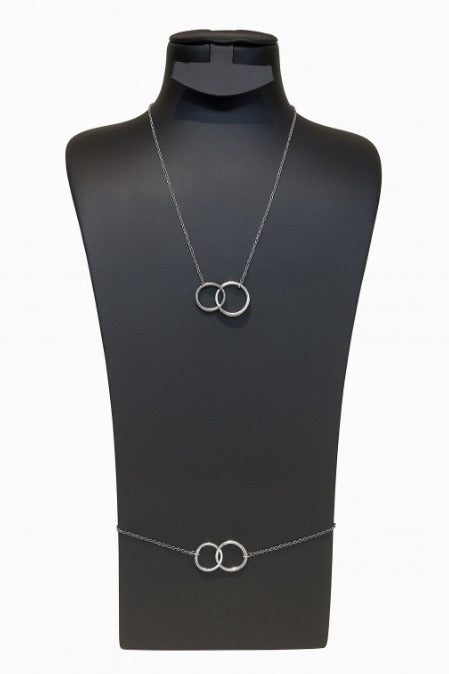 طقم همسة الفضة – Silver Whisper Set - AWAD SILVER JEWELLERY TRADING LLC