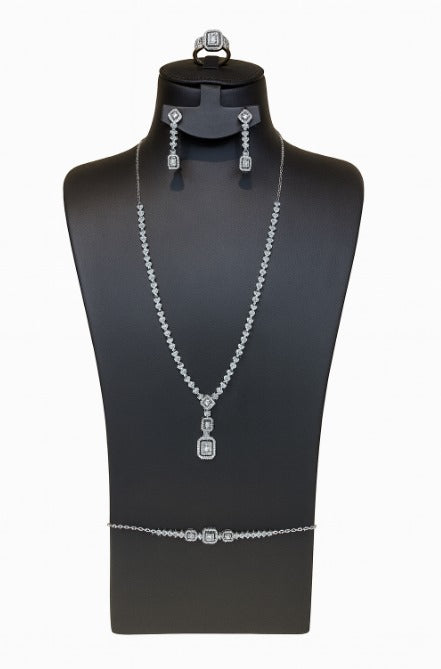 طقم لمسة الأناقة – Elegant Touch Set - AWAD SILVER JEWELLERY TRADING LLC