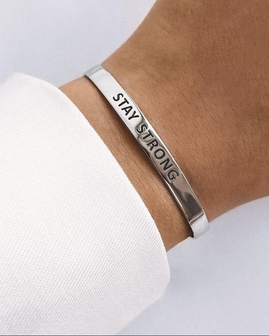 Silver Bracelets with Custom Engraving - AWAD SILVER JEWELLERY TRADING LLC