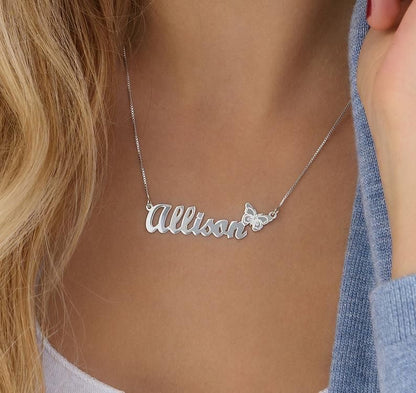 Personalized Name Necklace – Sterling Silver 925 - AWAD SILVER JEWELLERY TRADING LLC