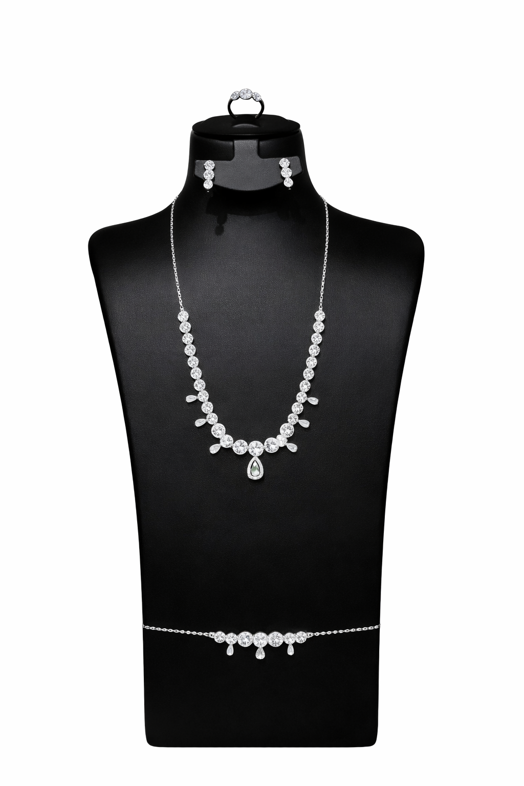 Premium Diamond Jewelry Set - AWAD SILVER JEWELLERY TRADING LLC