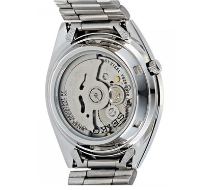Men's 37mm Round Analog Watch with Stainless Steel Strap - Silver - SNXS75K - AWAD SILVER JEWELLERY TRADING LLC