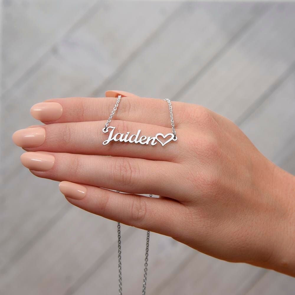 Personalized Name Necklace – Sterling Silver 925 - AWAD SILVER JEWELLERY TRADING LLC